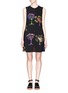 Main View - Click To Enlarge - STELLA MCCARTNEY - Psychedelic tree print pleat front dress