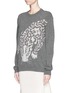 Front View - Click To Enlarge - STELLA MCCARTNEY - Tiger intarsia virgin wool sweater