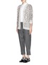 Figure View - Click To Enlarge - STELLA MCCARTNEY - Leopard sustainable mohair-wool oversized cardigan