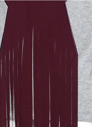 Detail View - Click To Enlarge - STELLA MCCARTNEY - Fringe star jersey T-shirt