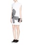 Figure View - Click To Enlarge - STELLA MCCARTNEY - 'Deborah' bow embroidery cady dress