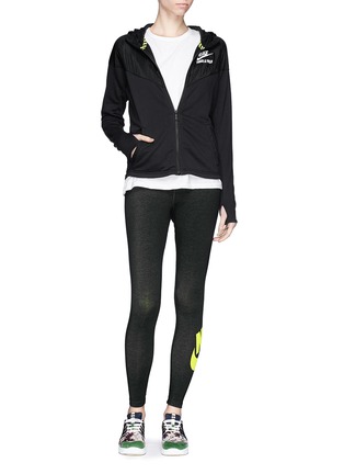 Figure View - Click To Enlarge - NIKE - 'Leg-A-See' training leggings