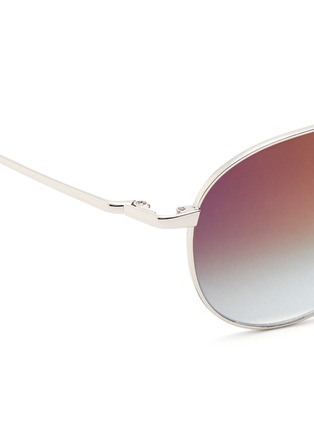 Detail View - Click To Enlarge - OLIVER PEOPLES - 'Benedict' photochromic lens aviator sunglasses