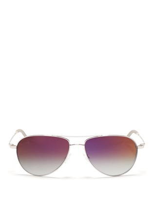 Main View - Click To Enlarge - OLIVER PEOPLES - 'Benedict' photochromic lens aviator sunglasses
