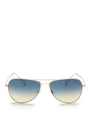 Main View - Click To Enlarge - OLIVER PEOPLES - x Isabel Marant 'Matt' wire rim aviator sunglasses