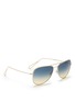 Figure View - Click To Enlarge - OLIVER PEOPLES - x Isabel Marant 'Matt' wire rim aviator sunglasses