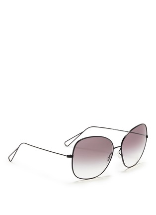 Figure View - Click To Enlarge - OLIVER PEOPLES - x Isabel Marant 'Daria' oversize wire gradient sunglasses