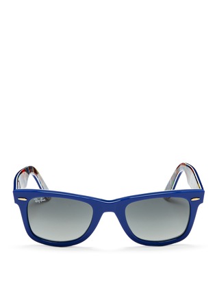 Main View - Click To Enlarge - RAY-BAN - 'Original Wayfarer' patchwork print sunglasses