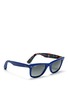 Figure View - Click To Enlarge - RAY-BAN - 'Original Wayfarer' patchwork print sunglasses