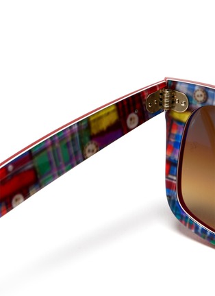 Detail View - Click To Enlarge - RAY-BAN - 'Original Wayfarer' patchwork print sunglasses