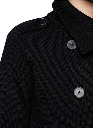 Detail View - Click To Enlarge - VINCE - Milano knit trench coat
