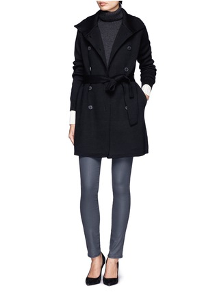 Figure View - Click To Enlarge - VINCE - Milano knit trench coat