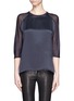 Main View - Click To Enlarge - VINCE - Silk front T-shirt