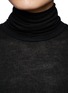 Detail View - Click To Enlarge - VINCE - Sheer jersey turtleneck sweater