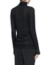 Back View - Click To Enlarge - VINCE - Sheer jersey turtleneck sweater