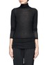 Main View - Click To Enlarge - VINCE - Sheer jersey turtleneck sweater