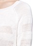 Detail View - Click To Enlarge - VINCE - Shadow stripe intarsia sweater