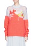 Main View - Click To Enlarge - DELPOZO - Sequin intarsia mix knit sweater