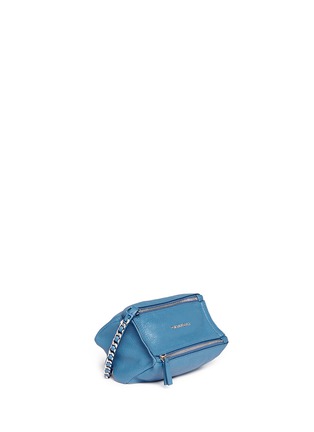 Front View - Click To Enlarge - GIVENCHY - 'Pandora' leather wristlet pouch