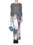 Figure View - Click To Enlarge - GIVENCHY - 'Pandora' leather wristlet pouch