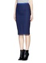 Front View - Click To Enlarge - ELIZABETH AND JAMES - 'Heyden' mesh layer pencil skirt