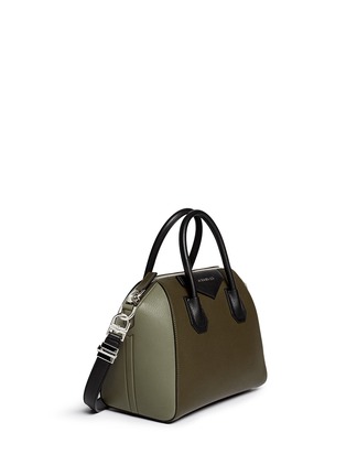 Figure View - Click To Enlarge - GIVENCHY - 'Antigona' small colourblock leather bag