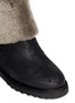 Detail View - Click To Enlarge - ASH - 'Yorki' shearling wedge boots