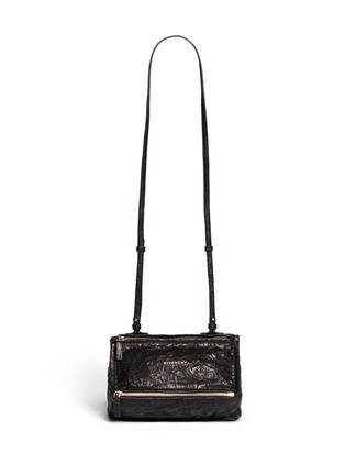 Main View - Click To Enlarge - GIVENCHY - 'Pandora' mini crinkle leather bag