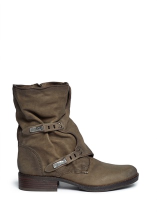 Main View - Click To Enlarge - SAM EDELMAN - 'Ridge' latch strap leather boots