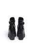 Back View - Click To Enlarge - ASH - 'Ricky' leather platform wedge boots