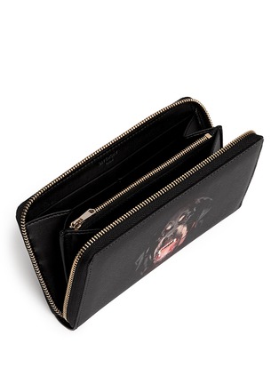 Detail View - Click To Enlarge - GIVENCHY - Rottweiler print continental wallet