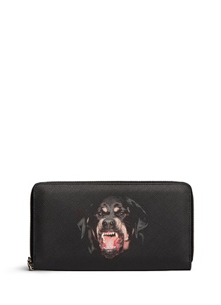 Main View - Click To Enlarge - GIVENCHY - Rottweiler print continental wallet