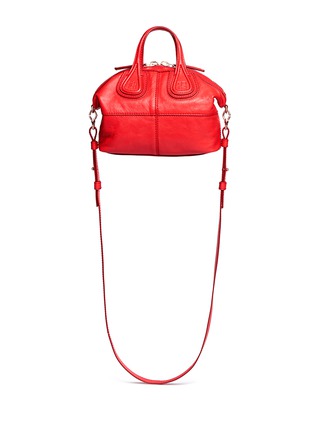 Main View - Click To Enlarge - GIVENCHY - 'Nightingale Zanzi' small leather bag