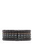 Back View - Click To Enlarge - PHILIPPE AUDIBERT - Multi-colour 3-row crystal elasticated bracelet
