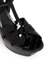 Detail View - Click To Enlarge - SAINT LAURENT - 'Classic Tribute' patent leather sandals