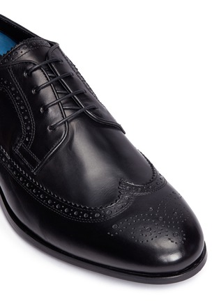 Detail View - Click To Enlarge - PAUL SMITH - 'Wells' longwing brogue leather Derbies