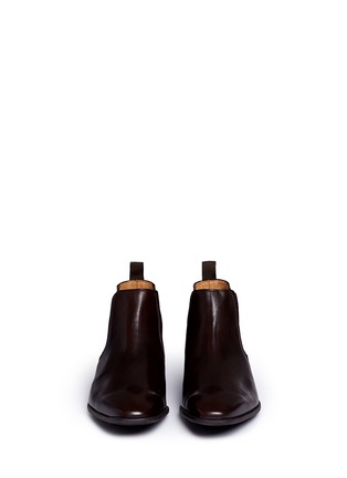 Front View - Click To Enlarge - PAUL SMITH - 'Falconer' leather Chelsea boots