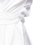 Detail View - Click To Enlarge - EMILIO PUCCI - Twist front cotton poplin shirt dress