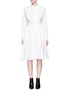 Main View - Click To Enlarge - EMILIO PUCCI - Twist front cotton poplin shirt dress