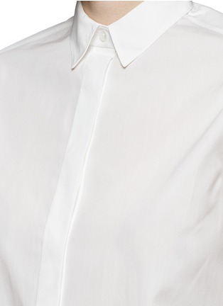 Detail View - Click To Enlarge - ACNE STUDIOS - 'Beaumont' cotton poplin shirt