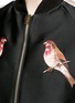 Detail View - Click To Enlarge - STELLA MCCARTNEY - Bird embroidered duchesse satin bomber jacket