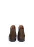 Back View - Click To Enlarge - SIGERSON MORRISON - 'Bambie' octagon heel suede Chelsea boots