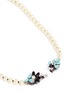 Detail View - Click To Enlarge - MIRIAM HASKELL - Filigree clasp Swarovski crystal glass pearl necklace