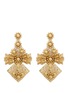 Main View - Click To Enlarge - MIRIAM HASKELL - Carved floral filigree bow earrings