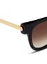 Detail View - Click To Enlarge - THIERRY LASRY - 'Mondanity' square acetate metal template sunglasses