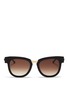 Main View - Click To Enlarge - THIERRY LASRY - 'Mondanity' square acetate metal template sunglasses
