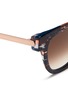 Detail View - Click To Enlarge - THIERRY LASRY - 'Mondanity' tortoiseshell effect acetate metal temple sunglasses
