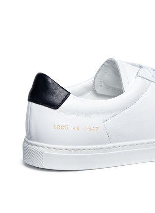Detail View - Click To Enlarge - COMMON PROJECTS - 'Achilles Retro Low' leather sneakers