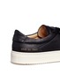 Detail View - Click To Enlarge - COMMON PROJECTS - 'Premium Low' pebbled leather sneakers