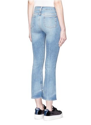 Back View - Click To Enlarge - RAG & BONE - Ripped cuff flared jeans